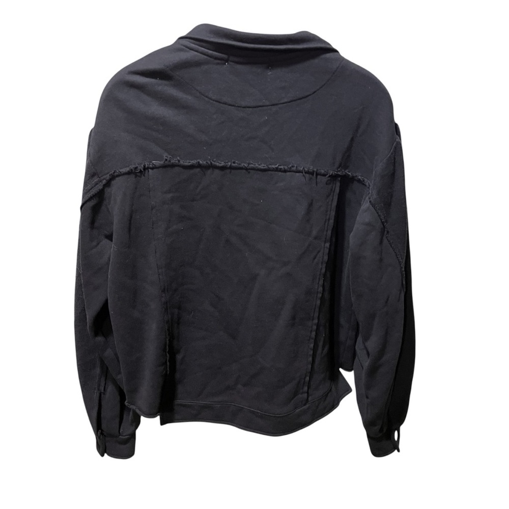 NATURAL LIFE Black Cropped Button Down Utility Jacket XS/S - Picture 7 of 10